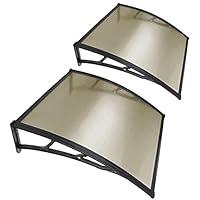 Algopix Similar Product 2 - Yescom 2Pcs 40X40 Window Patio Awning