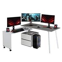 Algopix Similar Product 20 - TECHNI SPORT Gaming Desk Collection 