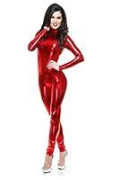 Algopix Similar Product 15 - Charades Womens Liquid Metal Unitard