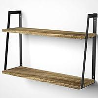 Algopix Similar Product 2 - SRIWATANA Floating Wall Shelves 2Tier