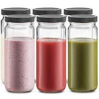 Algopix Similar Product 13 - Glass Travel Drinking Mason Jar Water