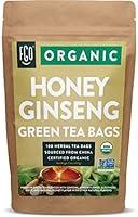 Algopix Similar Product 19 - FGO Organic Honey Ginseng Green Tea