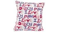 Algopix Similar Product 11 - Mommy Daddy Pillow  Pink Fleece Baby