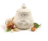 Algopix Similar Product 3 - Norpro Deluxe Stoneware Garlic Keeper