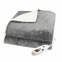 Algopix Similar Product 8 - Pure Warmth Velour Sherpa Electric