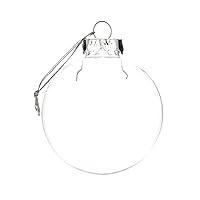 Algopix Similar Product 12 - TREETDOBV Pack of 6 Ornaments Clear