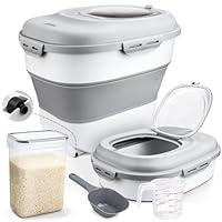 Algopix Similar Product 3 - Komzon Rice Storage Bin Cereal