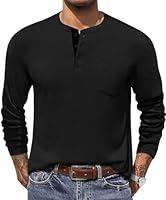 Algopix Similar Product 12 - COOFANDY Men Long Sleeve Casual T Shirt