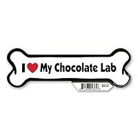 Algopix Similar Product 6 - I Heart Love My Chocolate Lab Bone