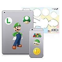 Algopix Similar Product 15 - Super Mario 6 Pack Luigi Tech Decals