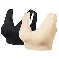 Algopix Similar Product 1 - DODOING Womens Seamless Sports Bra