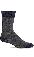 Algopix Similar Product 1 - Sockwell Mens Lounge Around Sock Red