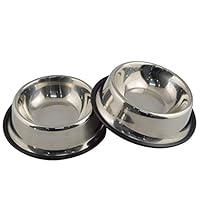 Algopix Similar Product 18 - Mlife Stainless Steel Dog Bowl with