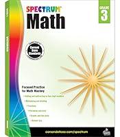 Algopix Similar Product 4 - Spectrum 3rd Grade Math Workbooks Ages