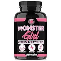 Algopix Similar Product 17 - Monster Girl Womens PreWorkout 