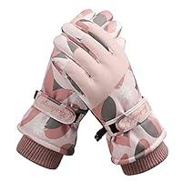 Algopix Similar Product 3 - SPOTFISH Camo Gloves Women Pink Ski