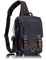 Algopix Similar Product 4 - Leaper Retro Canvas Messenger Bag for