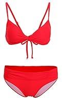 Algopix Similar Product 15 - bawdy Womens PushUp Twist Top and Mid