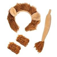 Algopix Similar Product 14 - Funny Party Hats Lion Ears and Tail and