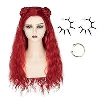 Algopix Similar Product 11 - Yan Dream Women Long Red Wavy Wig with