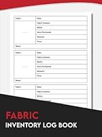 Algopix Similar Product 4 - Fabric Inventory Log Book Fabric