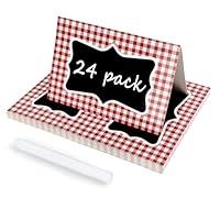 Algopix Similar Product 13 - 24 PCS Place Cards for Table Setting