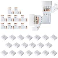 Algopix Similar Product 1 - JACKYLED 20Packs L Shape 4Pin LED