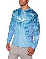 Algopix Similar Product 13 - Huk Mens Icon X Camo Long Sleeve