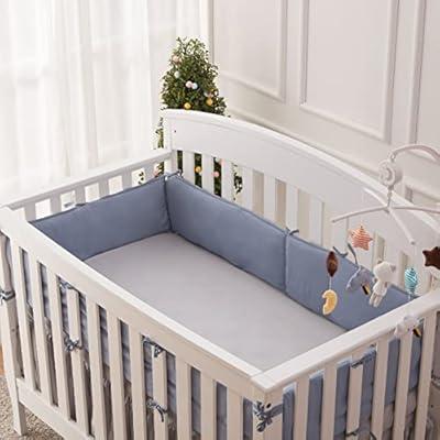  4 Pieces Críb Bùmpers Soft Cotton Padded,Crib