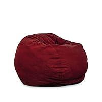 Algopix Similar Product 8 - Berry Plush Beanbag Chair - Full Sleeper