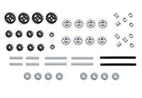 Algopix Similar Product 5 - LEGO 50pc Technic gear & axle SET