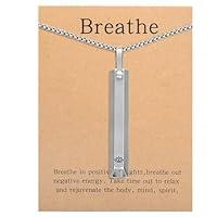 Algopix Similar Product 6 - BOLAGTIER Anxiety Breathing Necklace