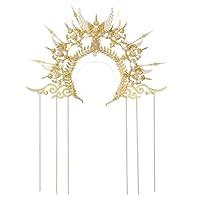 Algopix Similar Product 9 - COSDREAMER Mary Halo Crown Headwear