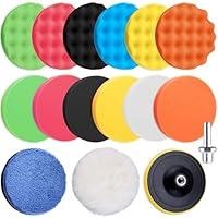 Algopix Similar Product 5 - SIQUK 16 Pieces Buffing Pads 5 Inch Car