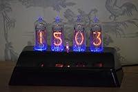 Algopix Similar Product 7 - AstronimasBlack Line Nixie Tube Clock