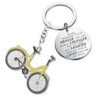 Algopix Similar Product 19 - BNQL Bicycle Keychain Cyclist Gifts For