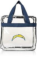 Algopix Similar Product 12 - Los Angeles Chargers Clear Messenger Bag