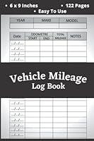 Algopix Similar Product 1 - Vehicle Mileage Log Book Auto Mileage