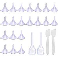Algopix Similar Product 9 - 20 Pack Mini Clear Plastic Funnels with