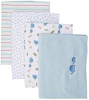 Algopix Similar Product 1 - SpaSilk Unisexbaby Newborn 4 Pack 100