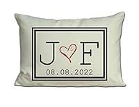 Algopix Similar Product 1 - Personalized Pillow Two hearts 2 Hearts