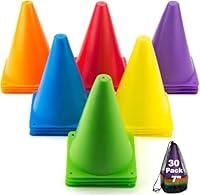 Algopix Similar Product 7 - Faswin 30 Pack Soccer Cones 7 Inch