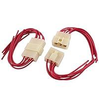 Algopix Similar Product 6 - uxcell 2 x Car Stereo Wiring Harness 6