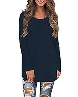 Algopix Similar Product 12 - SUNNYME Womens Long Sleeve Tops Casual