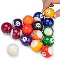 Algopix Similar Product 7 - Mini Pool Balls  15 Balls Fit