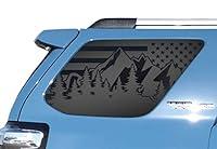 Algopix Similar Product 1 - Outdoor Forest Mountain Scene USA Flag
