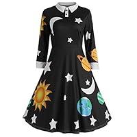 Algopix Similar Product 20 - Women Vintage Peter Pan Collar Long