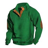 Algopix Similar Product 9 - xoxingysm Quarter Zip SweaterMens 3D