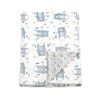 Algopix Similar Product 16 - BORITAR Baby Blanket Soft Minky with