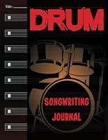 Algopix Similar Product 20 - Drum Songwriting Journal Blank Sheet